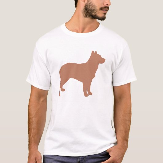 オーストラリアの尻尾の牛のサイロレッド.png tシャツ (正面)