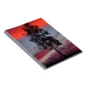 オーストラリアの嵐の夕日のノート ノートブック (右側)