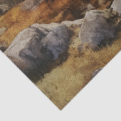 オーストラリアの川が山の切り離しに向かう 薄葉紙 (詳細)