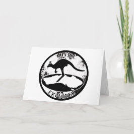 オーストラリアの探検家 グランジスタイル カード