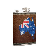 オーストラリアの旗および地図 フラスク (右)