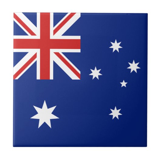 オーストラリアの旗のセラミックタイル タイル (正面)