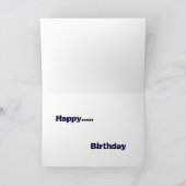 オーストラリアの旗のハッピーバースデーカード カード (内部)