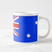 オーストラリアの旗の専門のマグ ジャンボコーヒーマグカップ (右)