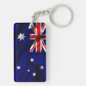 オーストラリアの旗の生地 キーホルダー (裏面)