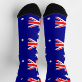 オーストラリアの旗を持つ男性クルーのソックス。 ソックス (上部)