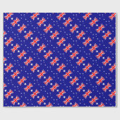 オーストラリアの旗-オーストラリアの旗 ラッピングペーパー (フラット)