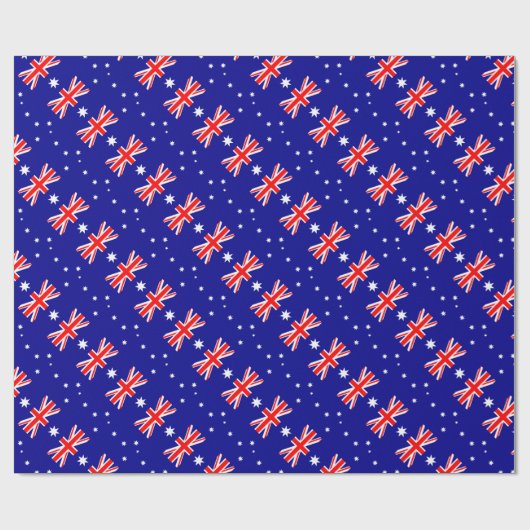 オーストラリアの旗-オーストラリアの旗 ラッピングペーパー (フラット)