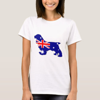 オーストラリアの旗-コッカースパニエル Tシャツ