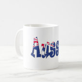 オーストラリアの旗 コーヒーマグカップ (正面左)