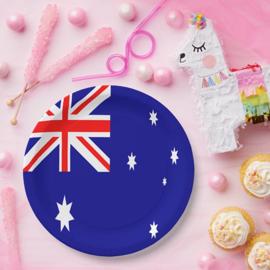 オーストラリアの旗 ペーパープレート (パーティー)