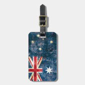 オーストラリアの旗 ラゲッジタグ (正面縦)
