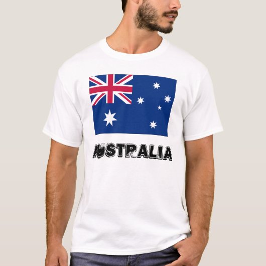 オーストラリアの旗 Tシャツ (正面)