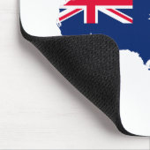 オーストラリアの日の赤と白 マウスパッド (コーナー)