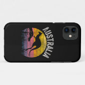 オーストラリアの日 おもしろ オーストラリアの カンガルー ヴィンテージ Case-Mate iPhoneケース (裏面(横))