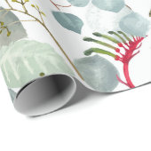 オーストラリアの植生ユーカリ離れスビッグ・スケール ラッピングペーパー (ロールコーナー)