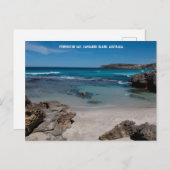 オーストラリアの楽園の秘境ビーチ ポストカード (正面/裏面)