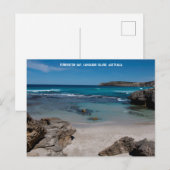 オーストラリアの楽園の秘境ビーチ ポストカード (正面/裏面)