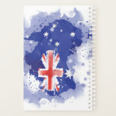 オーストラリアの水のカラーマップ プランナー手帳 (裏面)