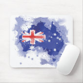 オーストラリアの水彩画の地図 マウスパッド (マウス)