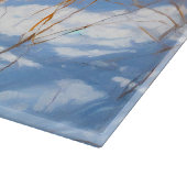 オーストラリアの牛が雪のクリスマスを過ごす カッティングボード (角)