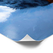 オーストラリアの牛が雪のクリスマスを過ごす ポスター (コーナー)