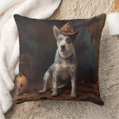 オーストラリアの牛のカボチャのハロウィーン怖い クッション (ブランケット)