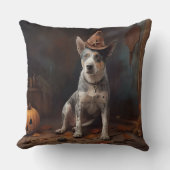 オーストラリアの牛のカボチャのハロウィーン怖い クッション (正面)