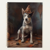 オーストラリアの牛のカボチャのハロウィーン怖い プランナー手帳 (正面)