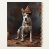 オーストラリアの牛のカボチャのハロウィーン怖い プランナー手帳 (裏面)