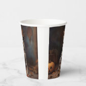 オーストラリアの牛のカボチャのハロウィーン怖い 紙コップ (右)