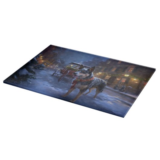 オーストラリアの牛のクリスマスフェスティバルシーズン カッティングボード (角)