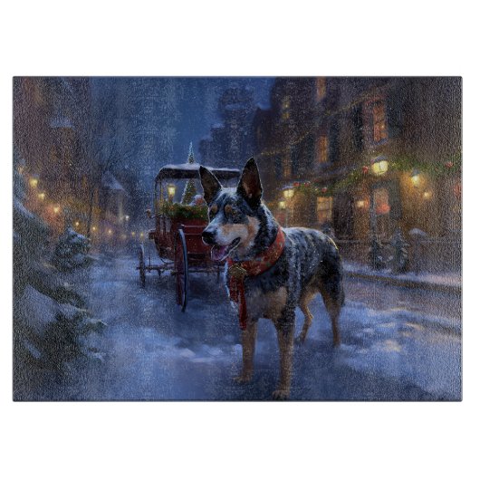 オーストラリアの牛のクリスマスフェスティバルシーズン カッティングボード (正面)