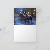 オーストラリアの牛のクリスマスフェスティバルシーズン カード (内部)