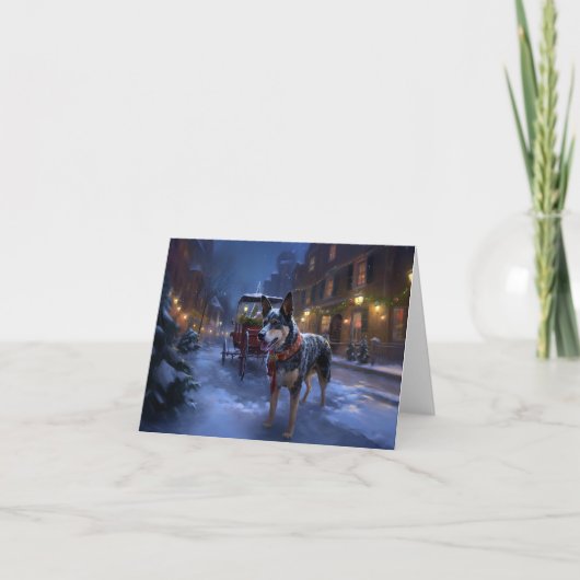 オーストラリアの牛のクリスマスフェスティバルシーズン カード (正面)