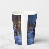 オーストラリアの牛のクリスマスフェスティバルシーズン 紙コップ (左)