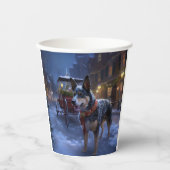 オーストラリアの牛のクリスマスフェスティバルシーズン 紙コップ (正面)