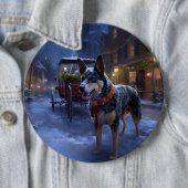 オーストラリアの牛のクリスマスフェスティバルシーズン 缶バッジ (インサイチュ)