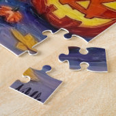 オーストラリアの牛のハロウィーンでのトリックまたは治療 ジグソーパズル (側面)