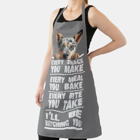 オーストラリアの牛の犬あなたが作るすべてのスナック エプロン (インサイチュ)