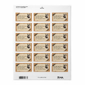 オーストラリアの牛の犬が古い羊飼い ラベル (フルシート)