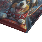 オーストラリアの牛の犬のジェットコースターのクリスマス カッティングボード (角)