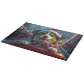 オーストラリアの牛の犬のジェットコースターのクリスマス カッティングボード (角)