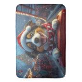 オーストラリアの牛の犬のジェットコースターのクリスマス バスマット (正面縦)