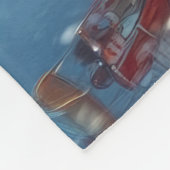 オーストラリアの牛の犬のジェットコースターのクリスマス フリースブランケット (角)