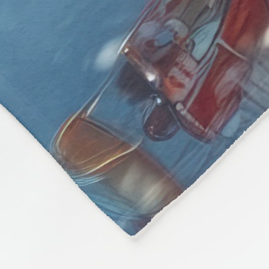 オーストラリアの牛の犬のジェットコースターのクリスマス フリースブランケット (角)