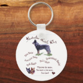 オーストラリアの牛の犬の贈り物 キーホルダー (正面)