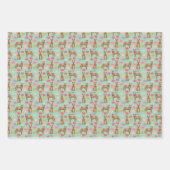 オーストラリアの牛の犬の赤いヒーラー ラッピングペーパーシート (正面2)