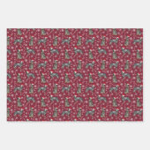 オーストラリアの牛の犬の青いヒーラークリスマス ラッピングペーパーシート (正面)