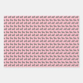 オーストラリアの牛の犬の青いヒーラー ラッピングペーパーシート (正面2)